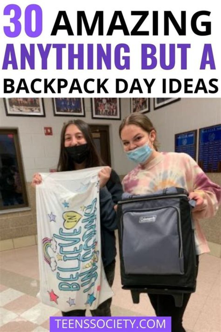Anything But A Backpack Day