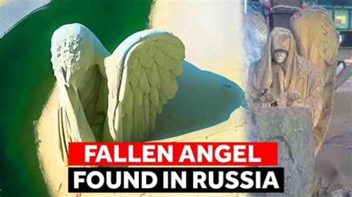 Fallen Angel Statue Discovered In Russia