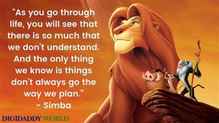 Lion King Inspirational Quotes
