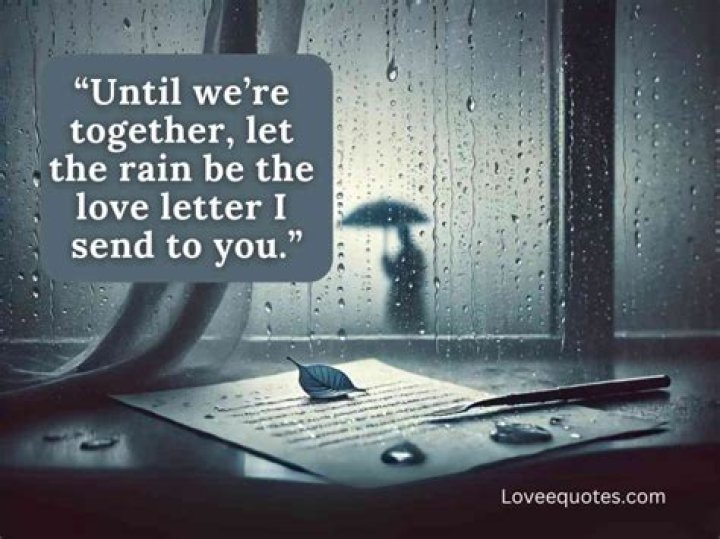 Rain And Love Quotes