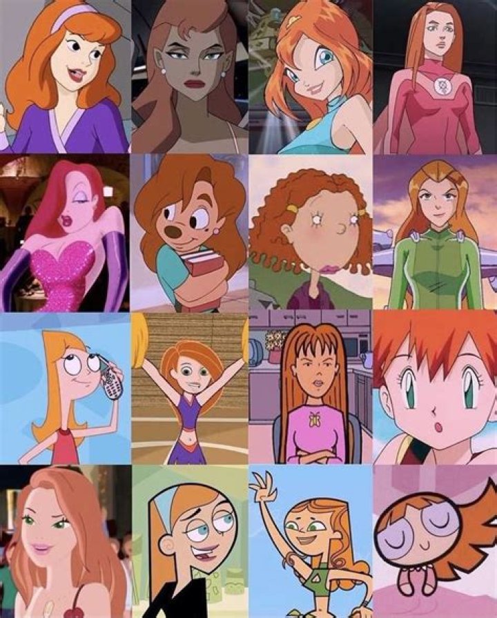 Red Haired Characters Female