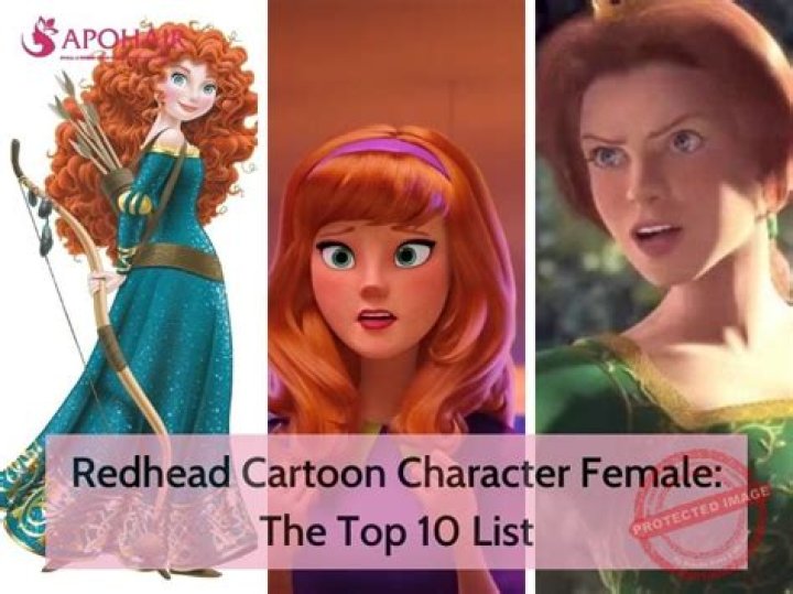 Redhead Cartoon Character Female