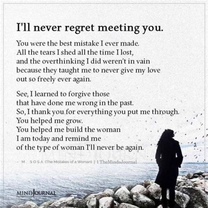 Understanding Regrets In Relationships: Quotes That Speak Volumes