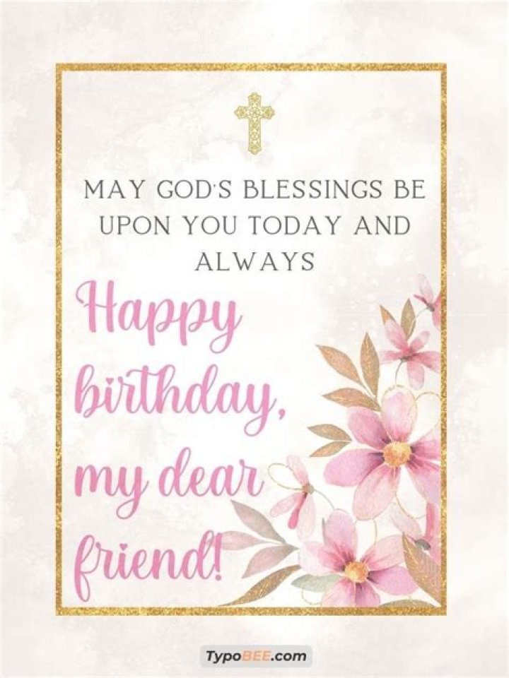 Religious Birthday Messages To A Friend