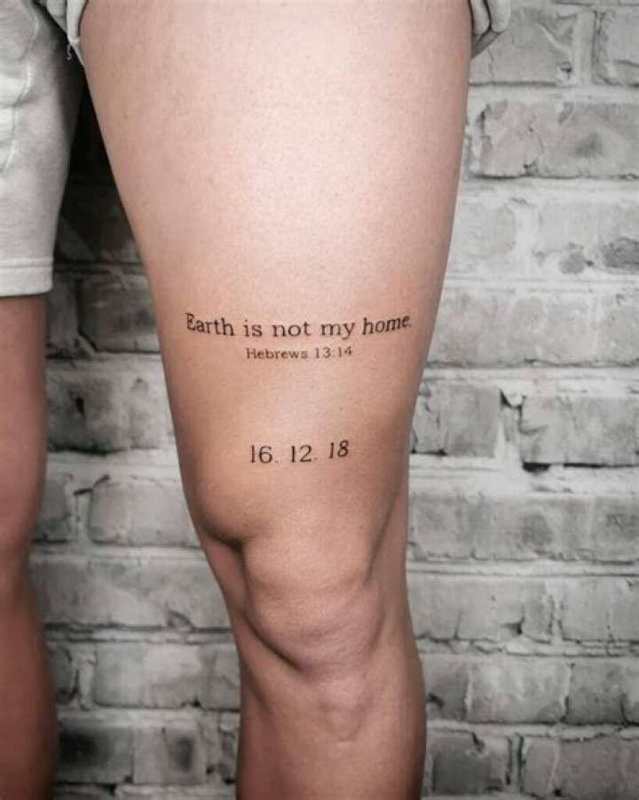 Short Bible Verses For Tattoos