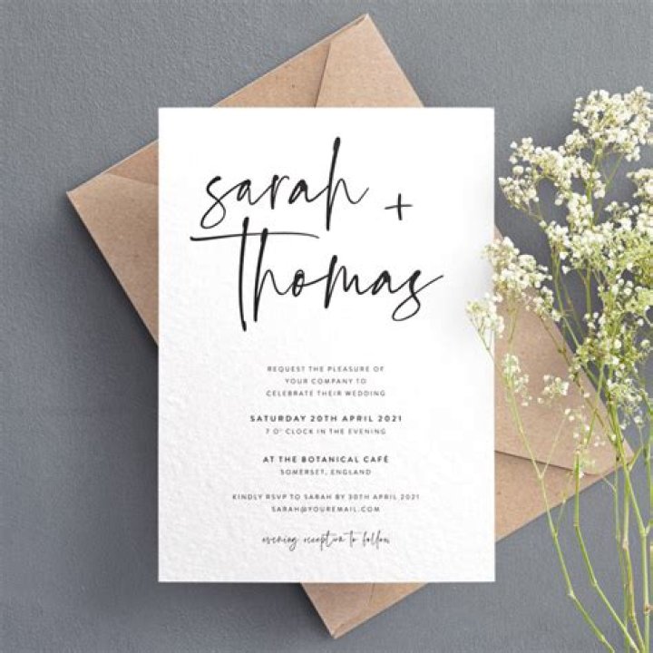 Simple Wedding Invitation Message