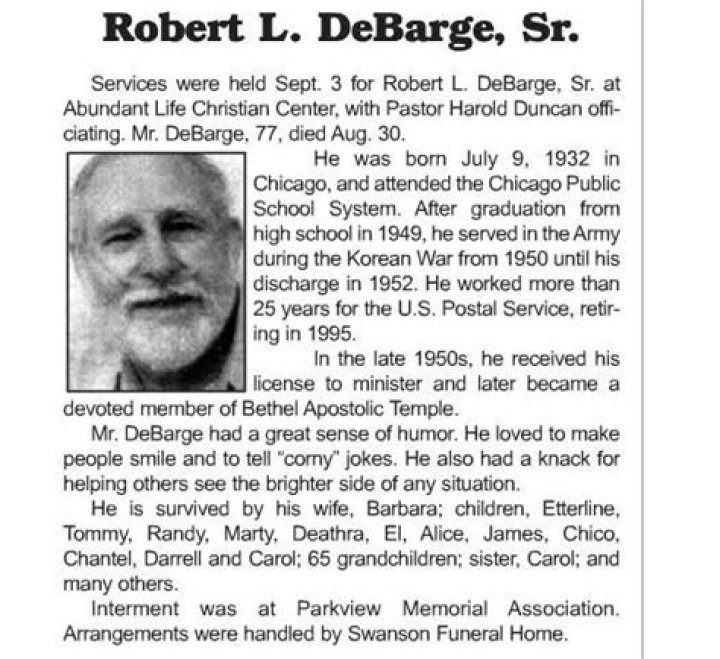 The Debarge Family Father